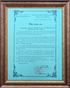 Trường Dương nhận bằng khen của Bệnh viện Đa khoa Đồng Tháp