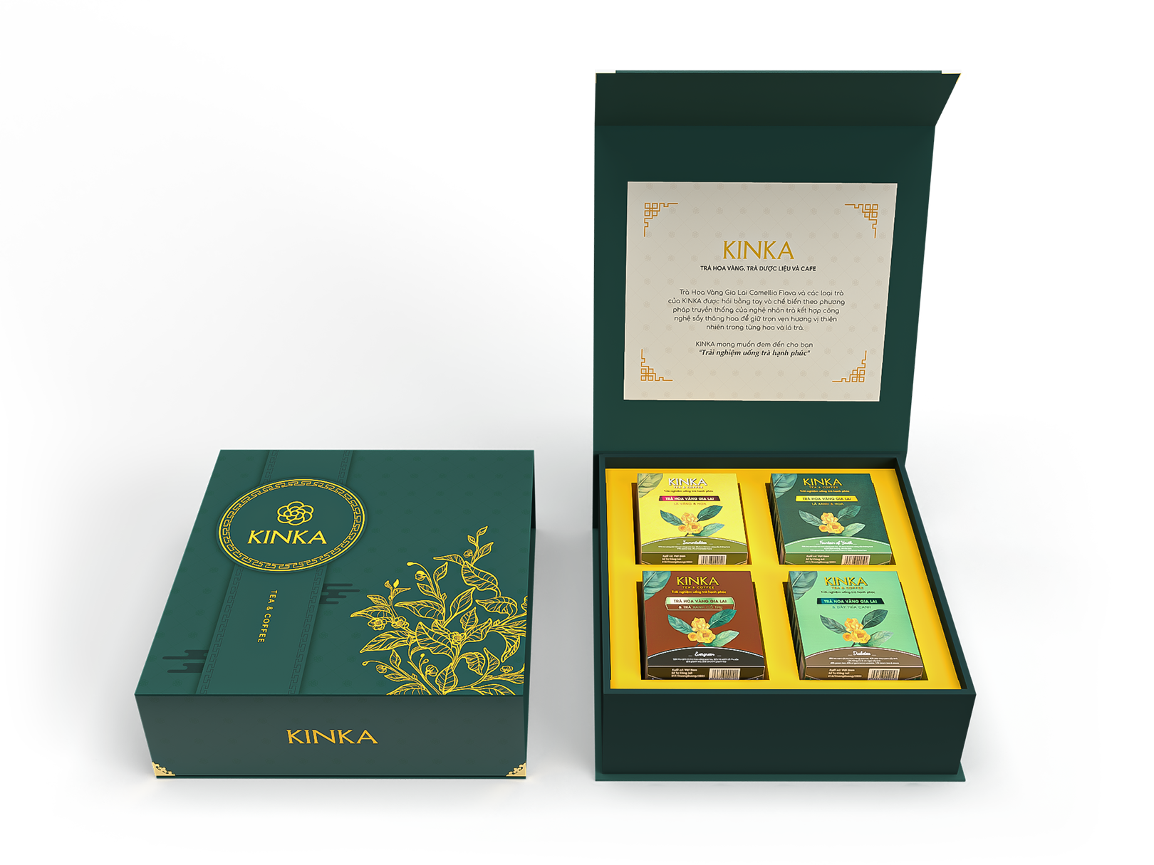 Tea & Coffee 23 Tea & Coffee set tam giao tra hoa vang
