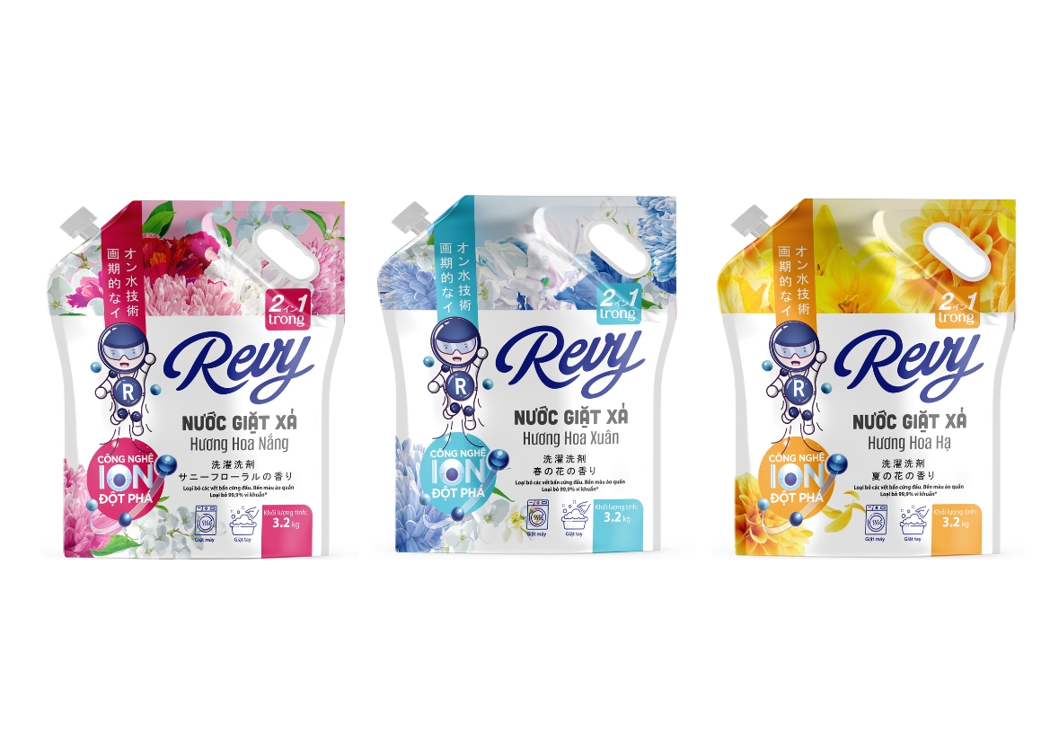 Hàng tiêu dùng 25 Hàng tiêu dùng 03 loai tui nuoc giat xa REVY