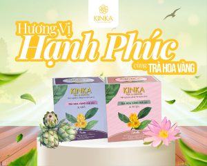 Thêm "vị hạnh phúc" cùng Trà hoa vàng Gia Lai 1 Trà hoa vàng Gia Lai atiso và tim sen