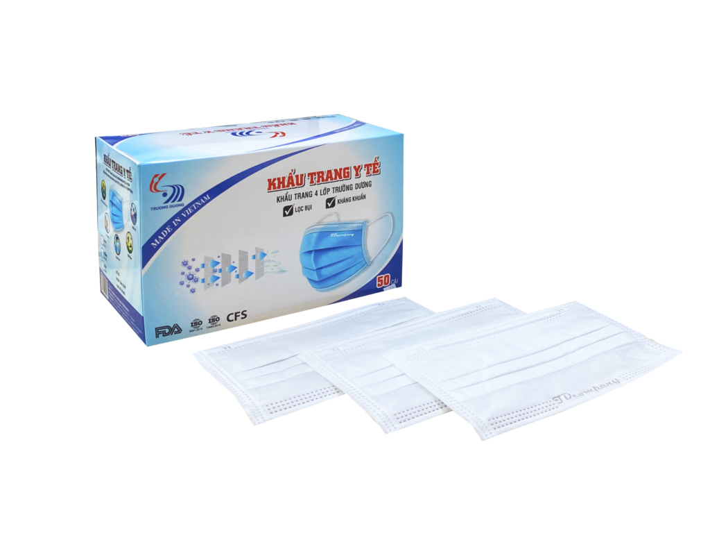 [PHÂN BIỆT DỄ DÀNG] Khẩu Trang Y Tế 3 Lớp & 4 Lớp – Nên Chọn Loại Nào Cho Gia Đình? KTYT 4 lop xanh duong trang 10062021 1