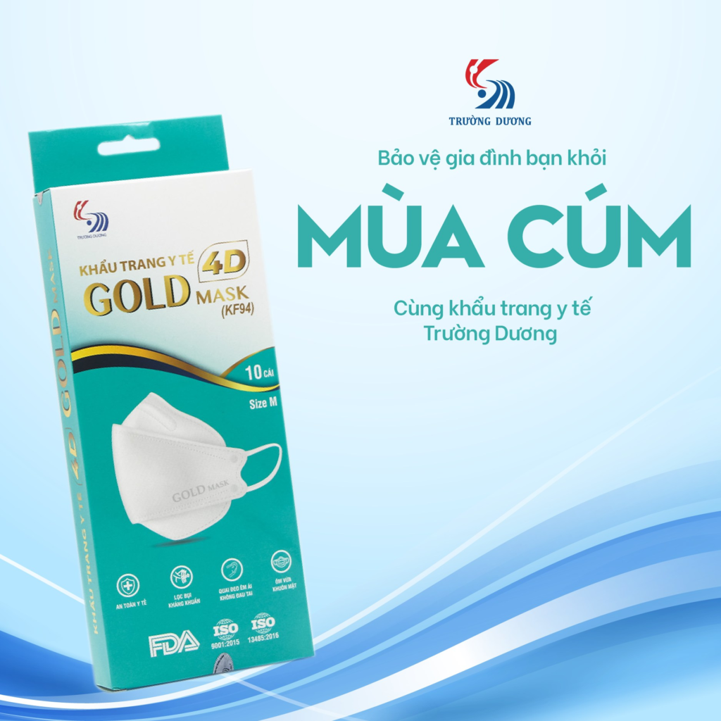 7 Lý Do Khẩu Trang Y Tế 4D Gold Mask (KF94) Là Sự Lựa Chọn Hàng Đầu 1 khẩu trang