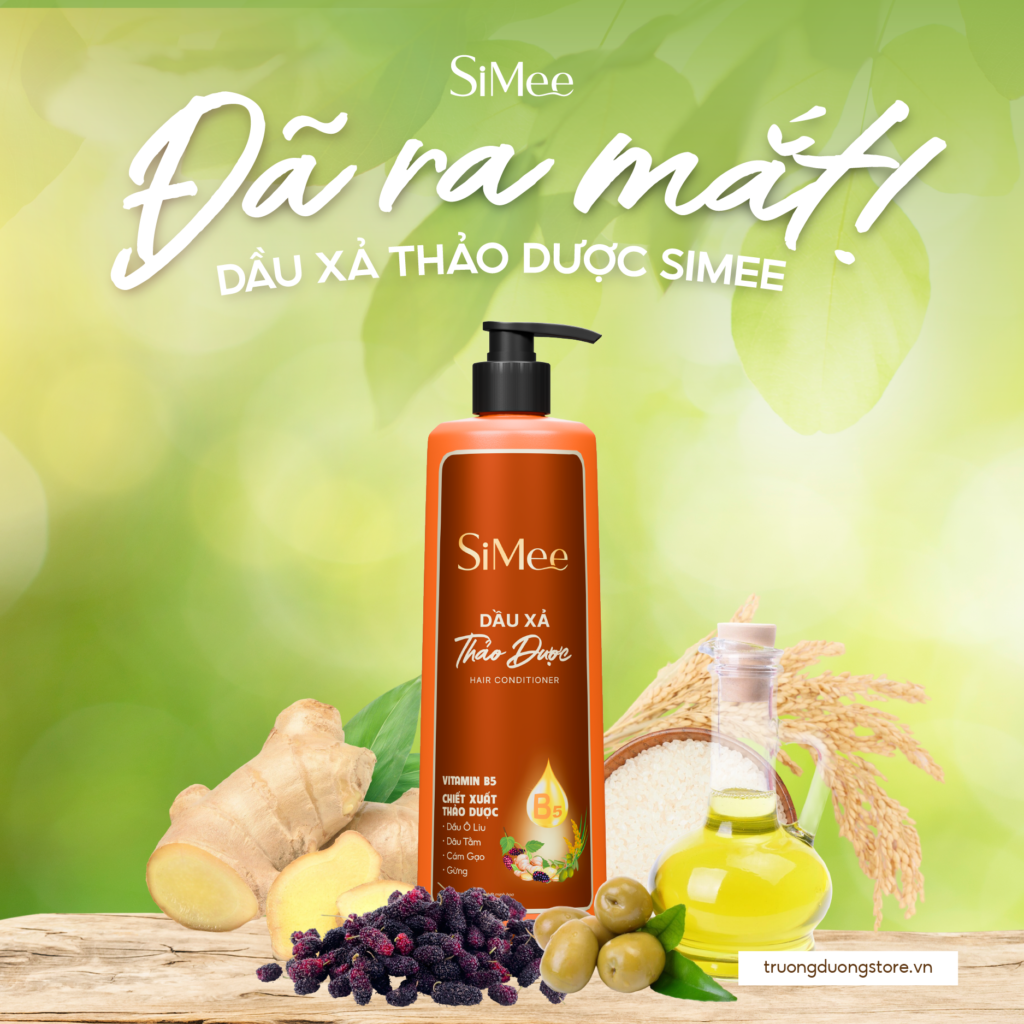 DẦU XẢ THẢO DƯỢC SIMEE – BƯỚC CHĂM SÓC HOÀN HẢO CHO MÁI TÓC MỀM MƯỢT & KHỎE KHOẮN 1 Dầu Xả Thảo Dược