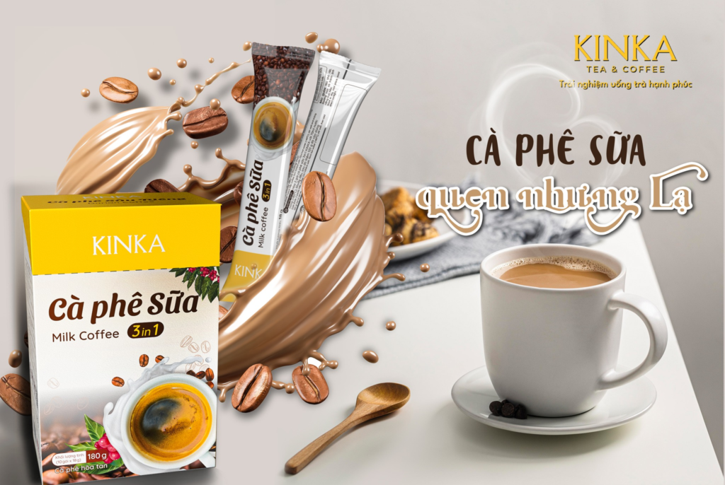 ☕ Cà phê sữa KINKA – Quen nhưng Lạ, hương vị khó quên mỗi 1 ngày 1 cà phê sữa