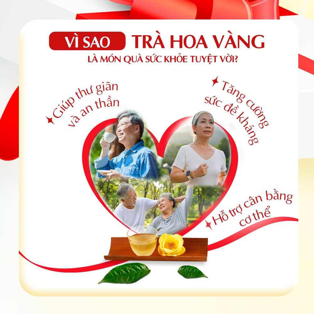 5 Lý Do Trà Hoa Vàng Là Món Quà Tuyệt Vời Dành Tặng Cha Mẹ Mùa Vu Lan 2 tRÀ HOA VÀNG