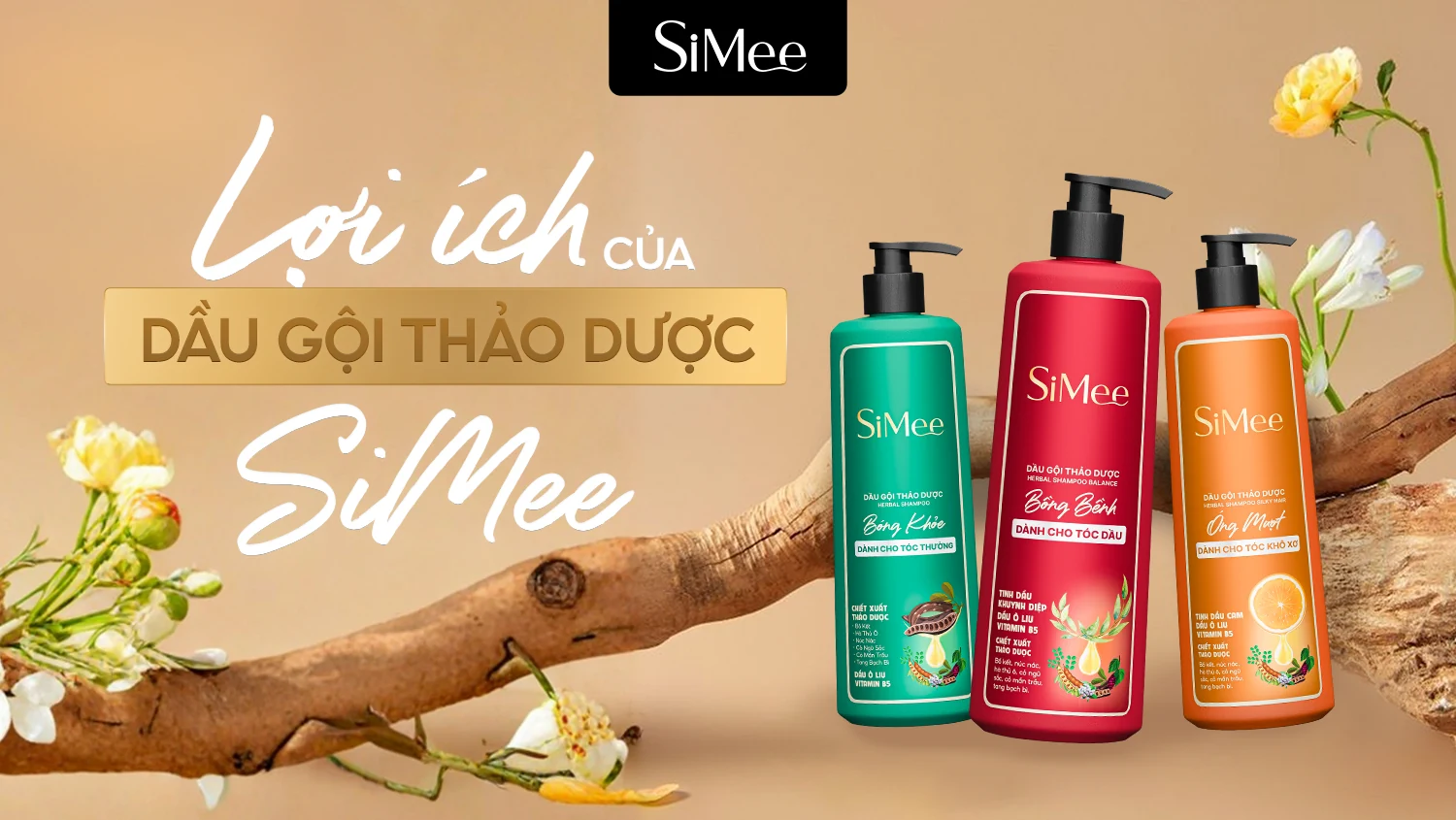 5 Lợi Ích Tuyệt Vời Của Dầu Gội Thảo Dược SiMee Cho Mái Tóc Khỏe Mạnh Tự Nhiên 5 Loi Ich Tuyet Voi Cua Dau Goi Thao Duoc SiMee Cho Mai Toc Khoe Manh Tu Nhien