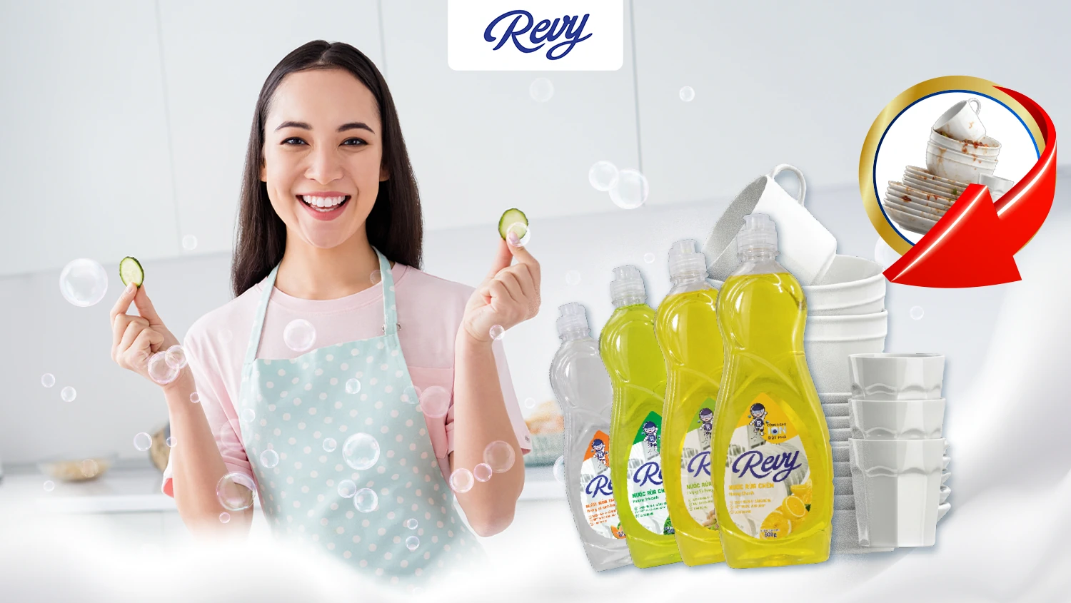 5 Lý Do Vì Sao Revy Là Bí Quyết Giúp Phòng Bếp Luôn Sạch Bong, Thơm Mát Mỗi Ngày 5 Ly Do Vi Sao Revy La Bi Quyet Giup Phong Bep 1