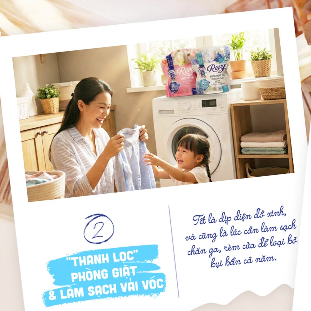 REVY VÀ CHECKLIST 3 VIỆC CẦN LÀM NGAY ĐỂ NHÀ LUÔN SẠCH, THƠM & TIẾT KIỆM THỜI GIAN 2