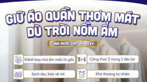 5 Bí Quyết Giữ Áo Quần Thơm Mát Mùa Nồm Ẩm Cùng Nước Giặt Xả Revy FB