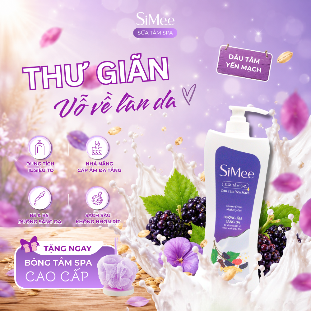 Sữa Tắm Spa SiMee: Trải Nghiệm Thư Giãn Như Spa Tại Nhà - Công Dụng & Cách Chọn 16 05 2