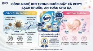 Công Nghệ ION Trong Nước Giặt Xả Revy: Sạch Khuẩn, An Toàn Cho Da 9df7c00e e7d3 40a0 8d4a 5d7d7b3bf49f