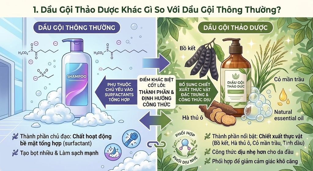 Dầu Gội Thảo Dược Có Thực Sự Tốt Hơn Dầu Gội Thường Không? 2 Dầu Gội Thảo Dược Có Thực Sự Tốt Hơn Dầu Gội Thường Không? image 3
