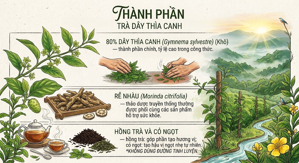 Trà Dây Thìa Canh KINKA (50g): Thành Phần, Công Dụng, Giá Bán image 13